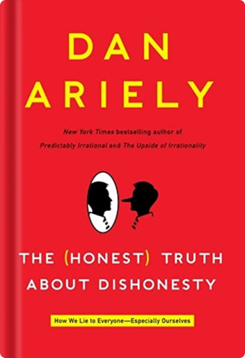 Dan Ariely《关于不诚实的（诚实）真相》一书的封面